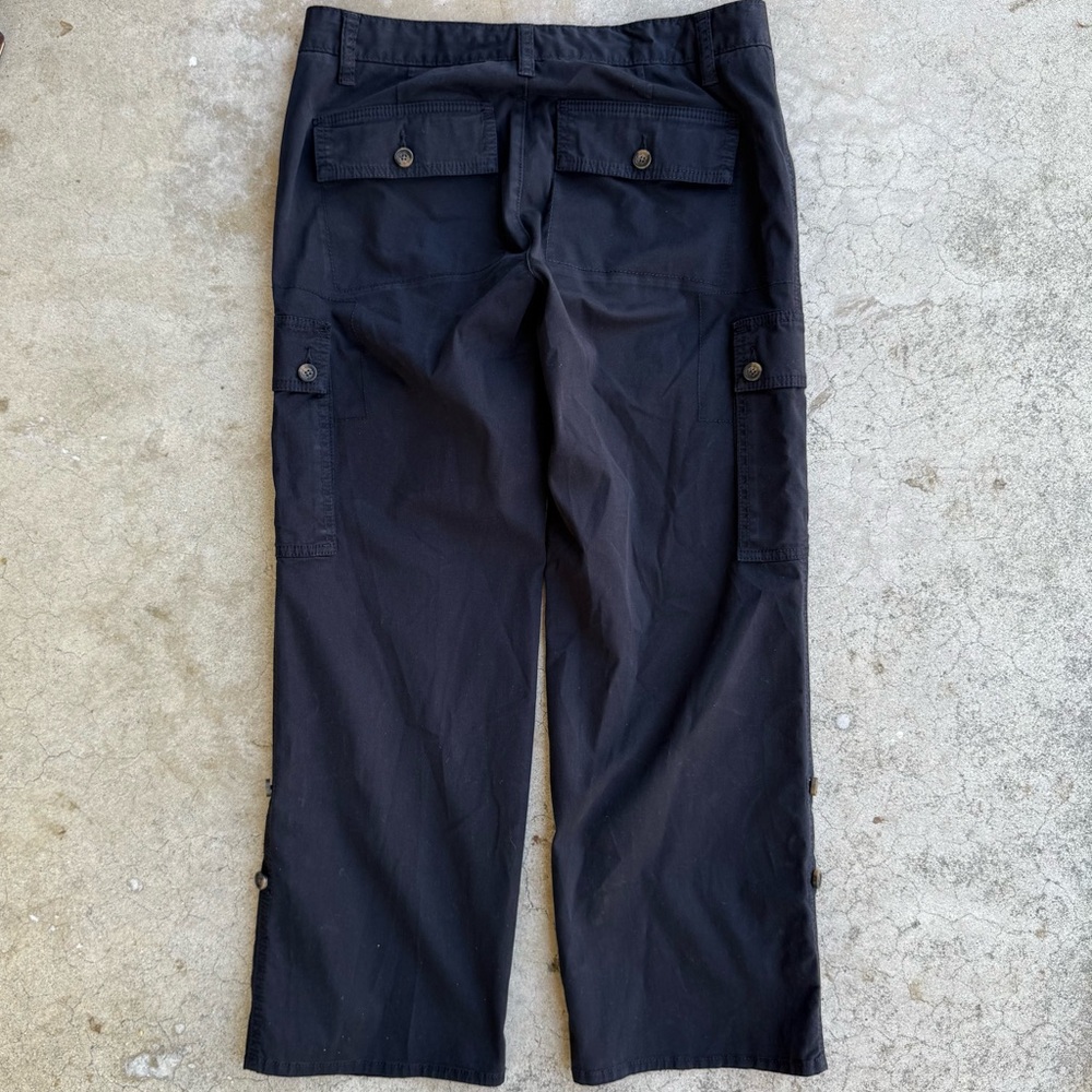 Tory Burch Cropped Cargo Pants size 27 preloved nautical vacation summer